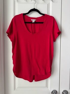 Women’s Red Tommy Bahama Short Sleeve T Shirt Size Large 100% Cotton